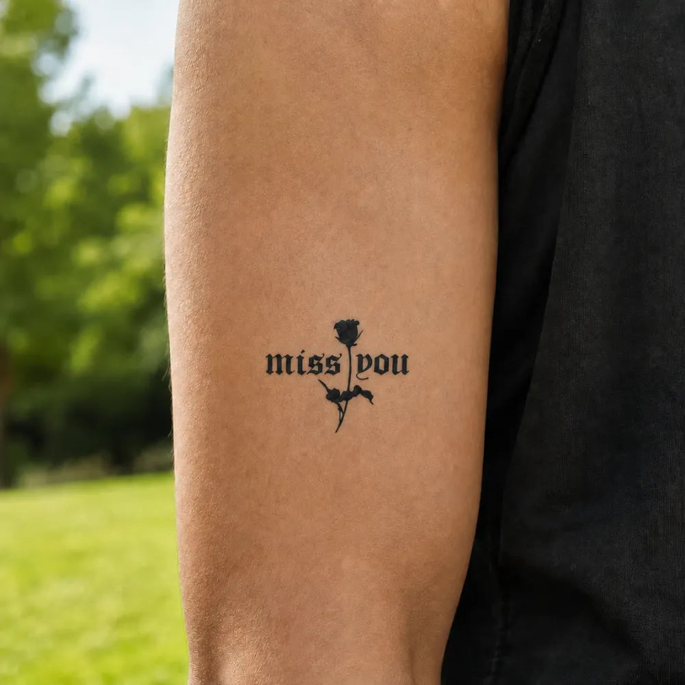 SafeTatt — Miss You · fotografie tetování na kůži