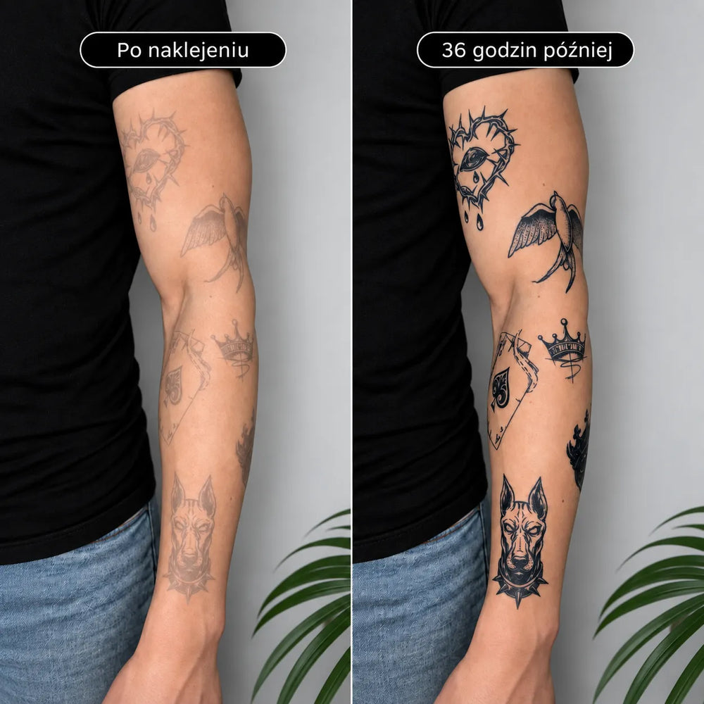 De tatoeage op de foto van klant Sylwia