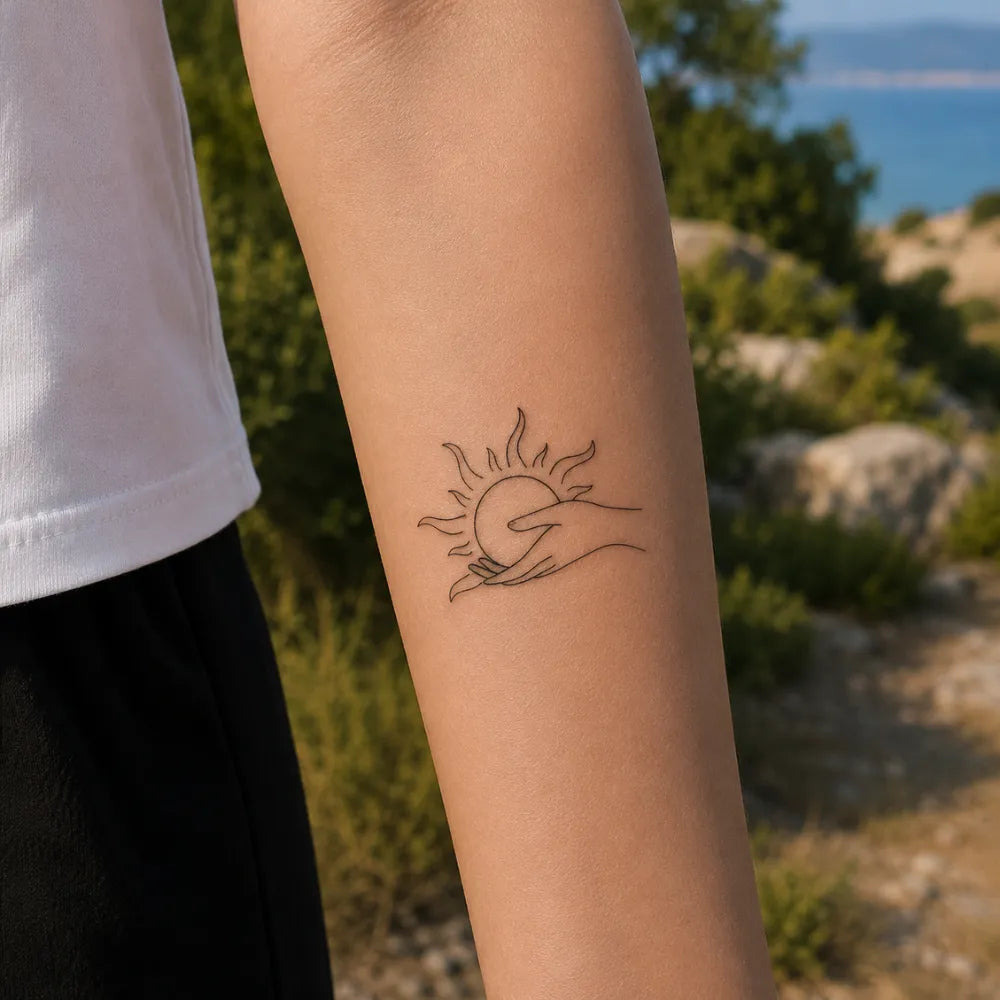 SafeTatt — Hold the Sun · fotografie tetování na kůži