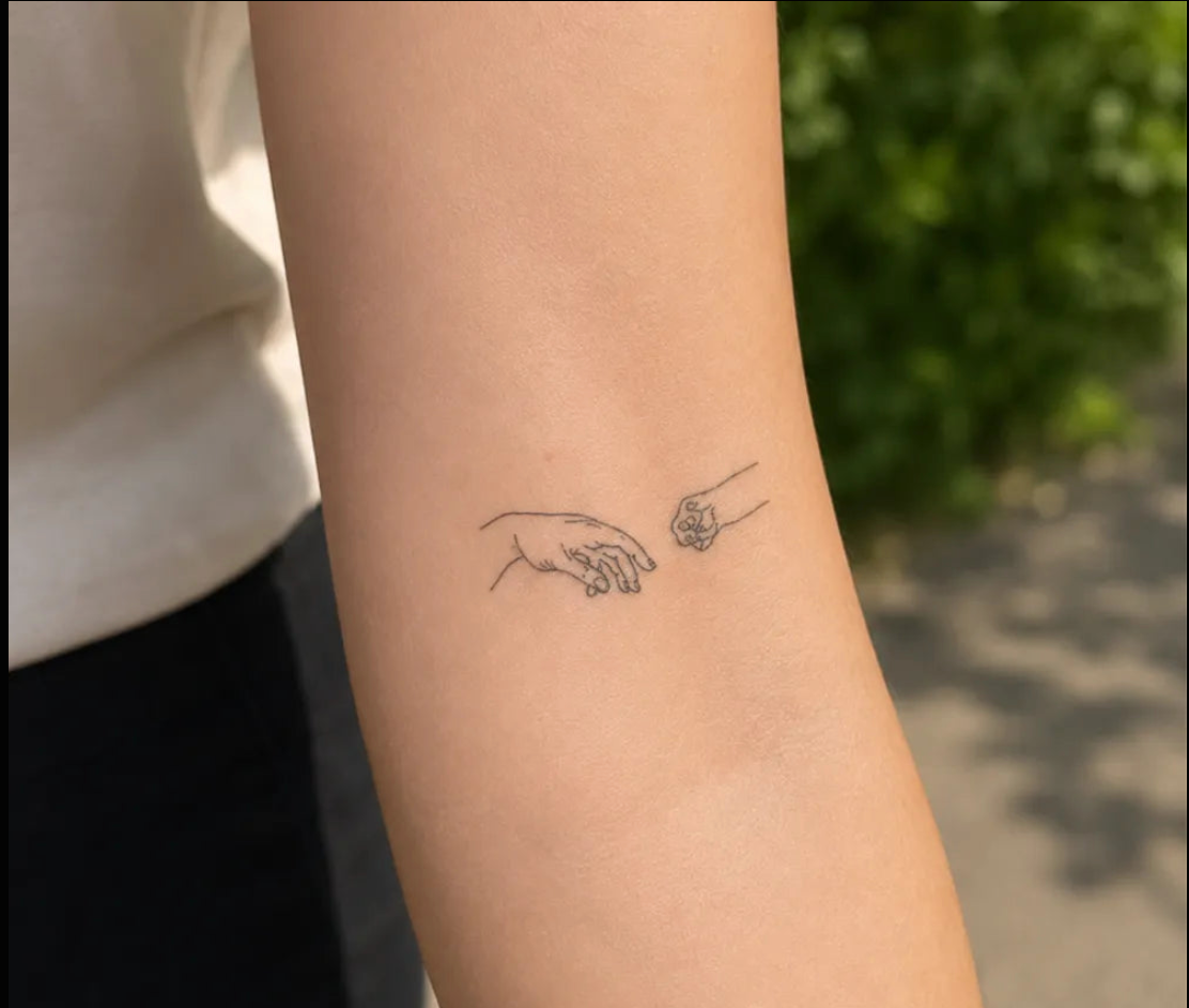 SafeTatt — Creation of Kitty · fotografie tetování na kůži