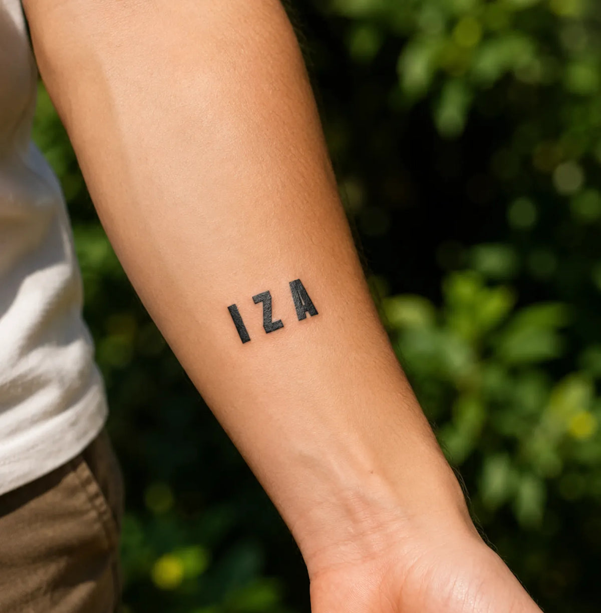 SafeTatt — Ink Alphabet · fotografie tetování na kůži