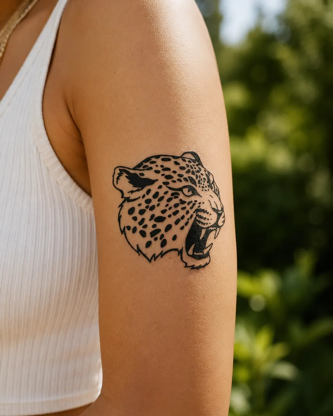SafeTatt — Leopard Rage · fotografie tetování na kůži