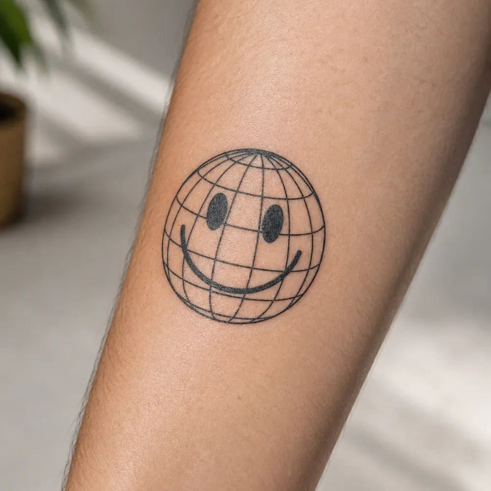 SafeTatt — Global Smiley · fotografie tetování na kůži