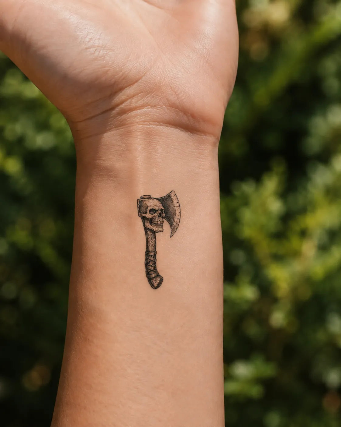 SafeTatt — Ax · fotografie tetování na kůži