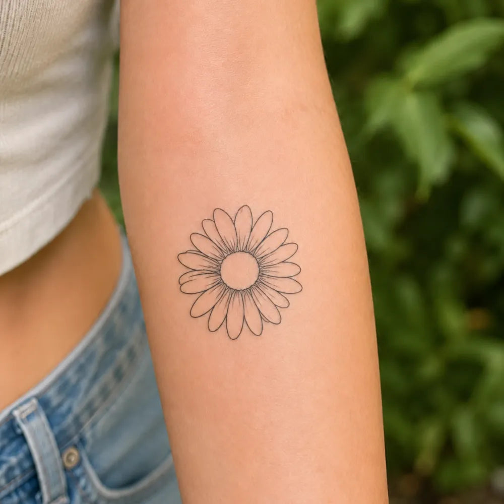 SafeTatt — Daisy · fotografie tetování na kůži