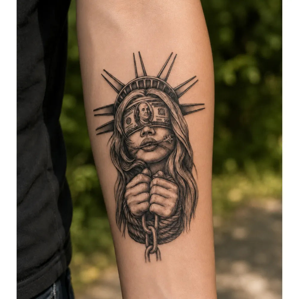 SafeTatt — (not)Freedom · fotografie tetování na kůži